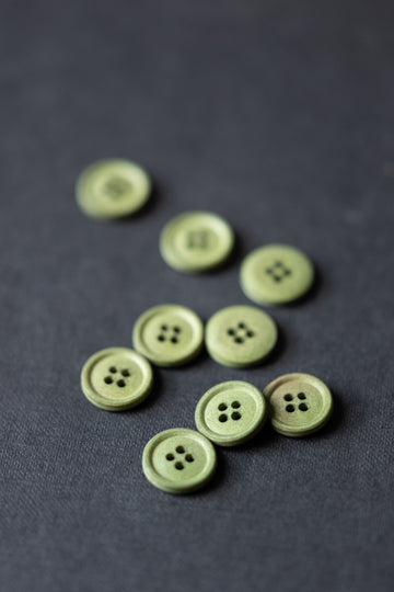 Cotton Button - Bowling Green 15mm