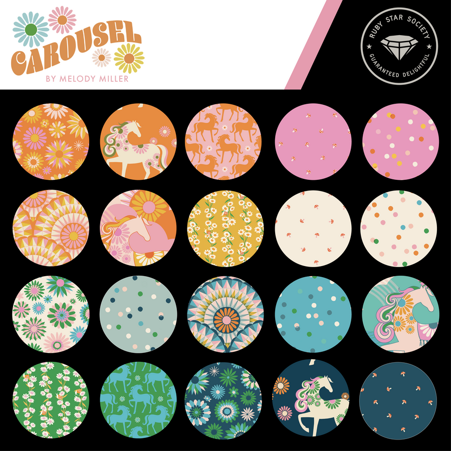 PRE-ORDER - Carousel - Fat Quarter Bundle