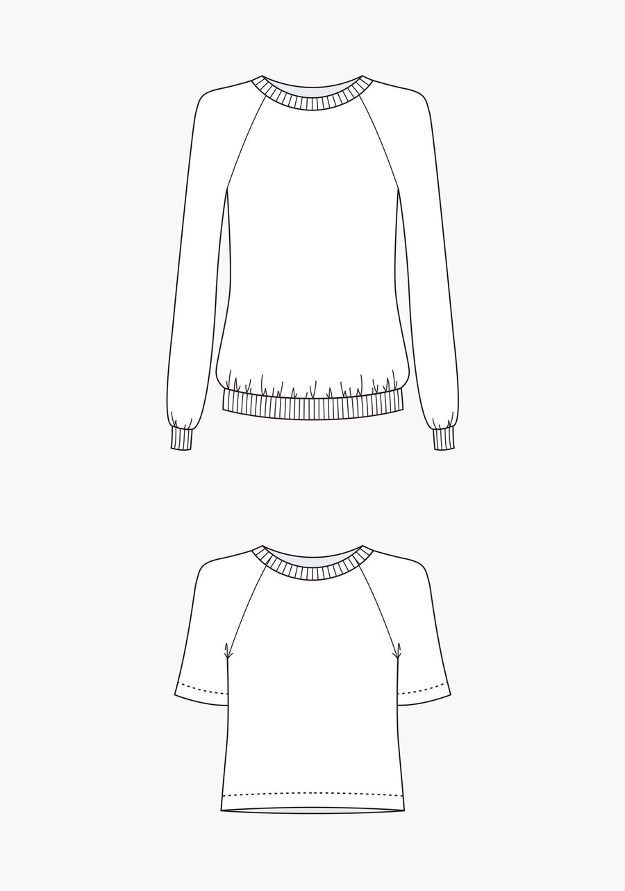 Linden Sweatshirt Sewing Pattern