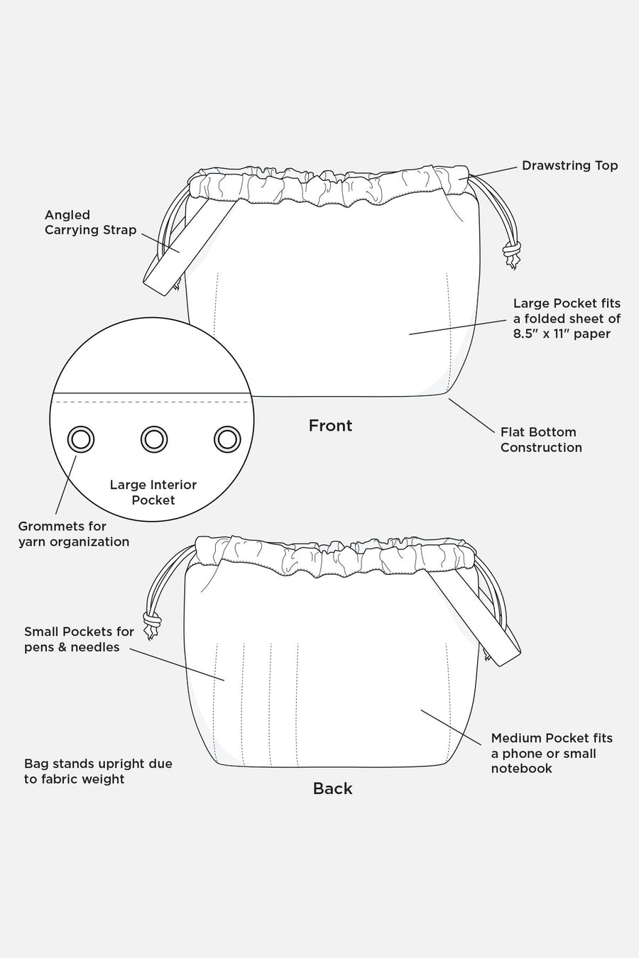 Field Bag Sewing Pattern