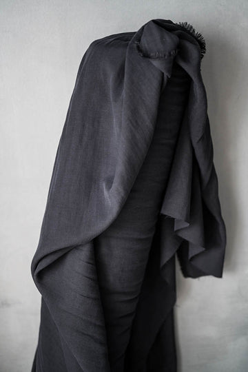 Tencel Linen Fabric - Black