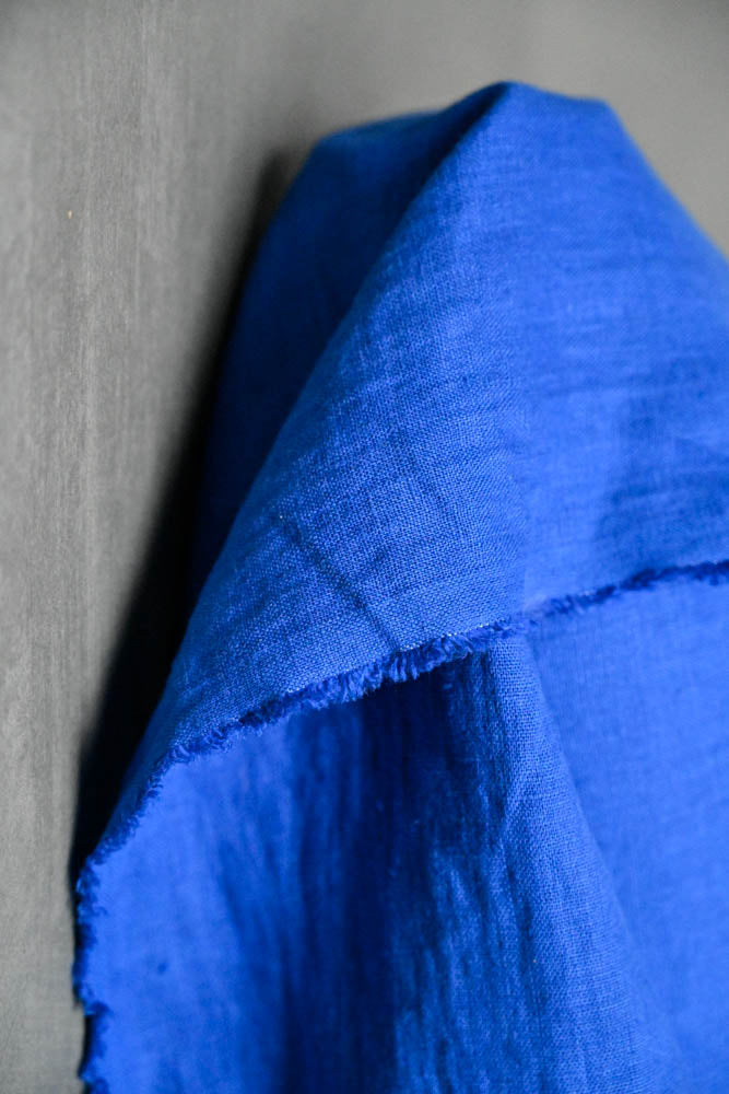 Linen Fabric - Cobalt