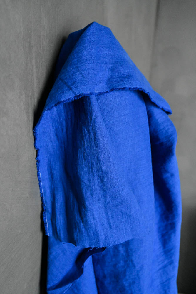 Linen Fabric - Cobalt