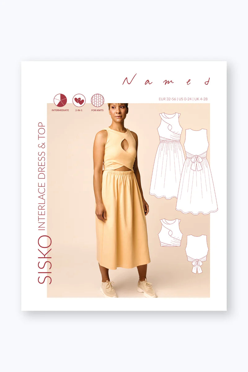 Sisko Interlace Dress & Top Sewing Pattern